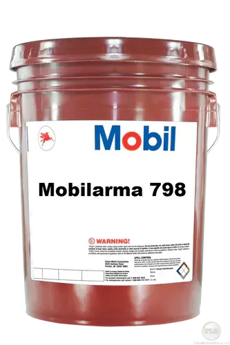 MOBILARMA 798 rust preventive oil in a red bucket, offering superior corrosion protection in Luanda - Angola.