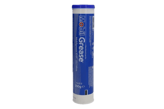 MOBILGREASE XHP 322 MINE extreme pressure grease, 390g, for mining equipment and harsh conditions. Available in Luanda - Angola.