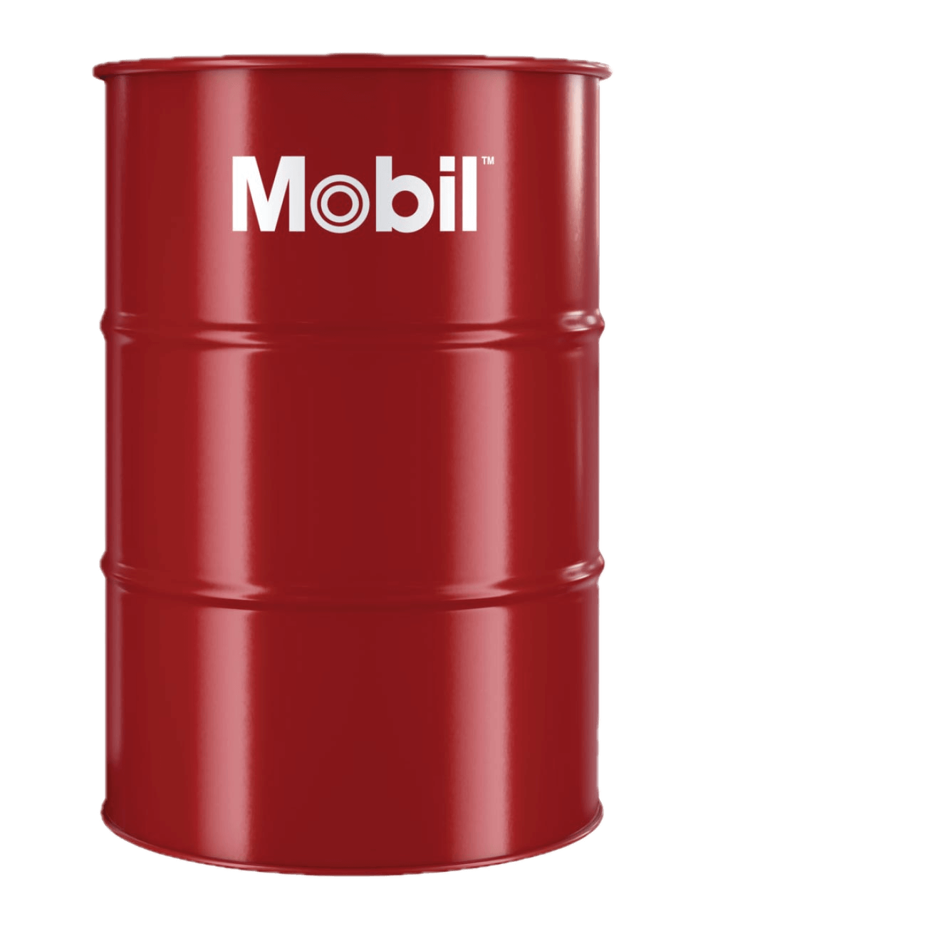 MOBILTHERM 605 208L heat transfer oil drum, designed for high-performance industrial heating systems. Available in Luanda - Angola.